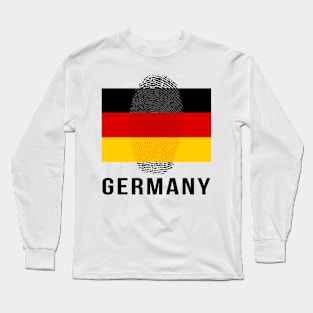 Germany Flag DNA Long Sleeve T-Shirt